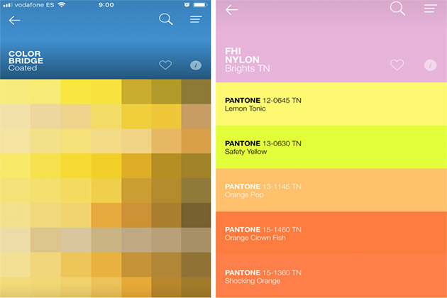 Aplicación Pantone Connect - Pantone Studio