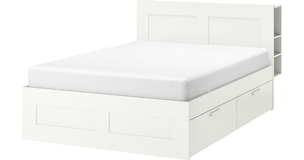 Cama de IKEA Brimnes con cajones y cabecero con almacenaje