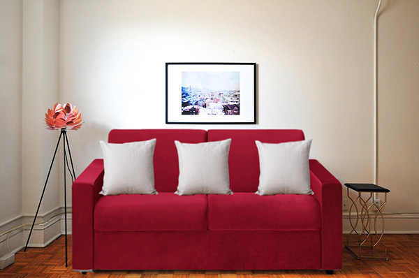10 combinaciones de cojines para un sofá rojo - Mil Ideas de Decoración