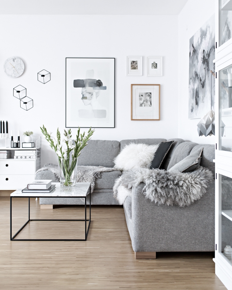Cómo combinar un sofá gris: Colores para pared y cojines