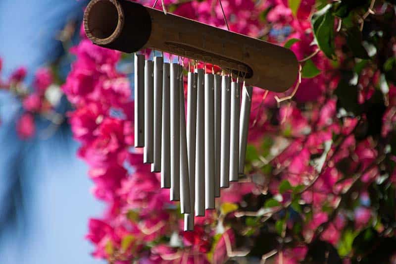 decoracion sensorial campana de viento