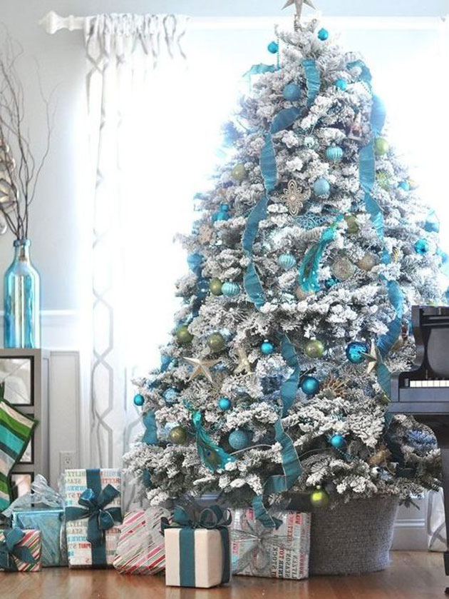 100 fotos e ideas sobre cómo decorar un árbol de navidad este año