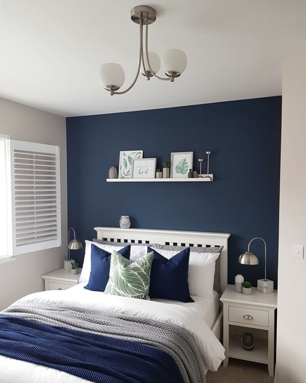 Gran cantidad Absorbente raspador 15 Fotos e ideas para pintar y decorar un dormitorio de azul