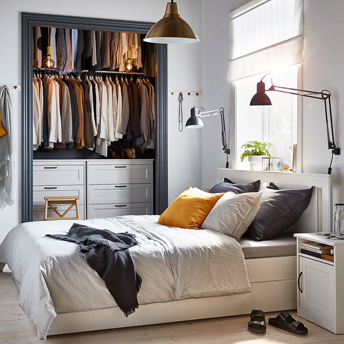 Dormitorios de matrimonio con muebles de IKEA: Bonitos, prácticos