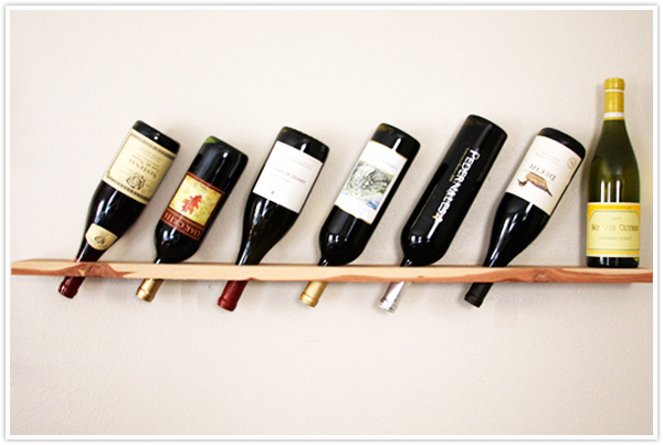 Como hacer un estante para el vino de diseño