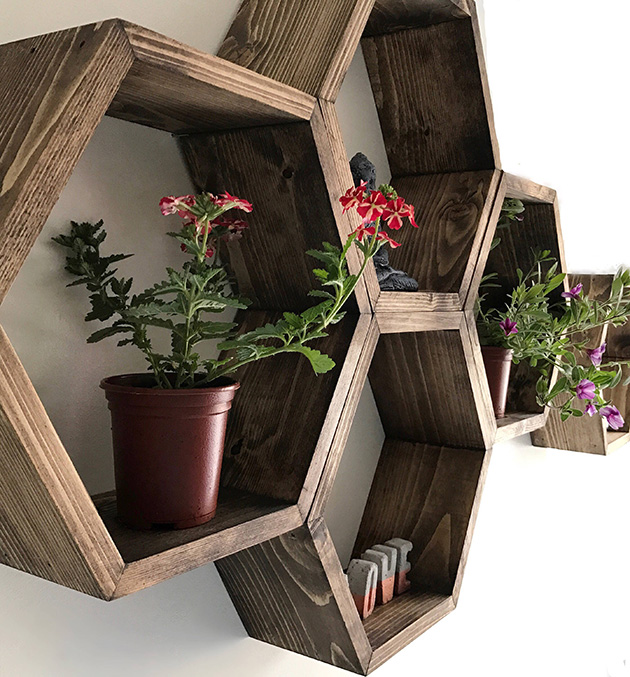 Decepcionado Reproducir El cuarto Estantes Reciclados: 17 ideas para hacer un estante con madera reciclada y  otros materiales - Mil Ideas de Decoración