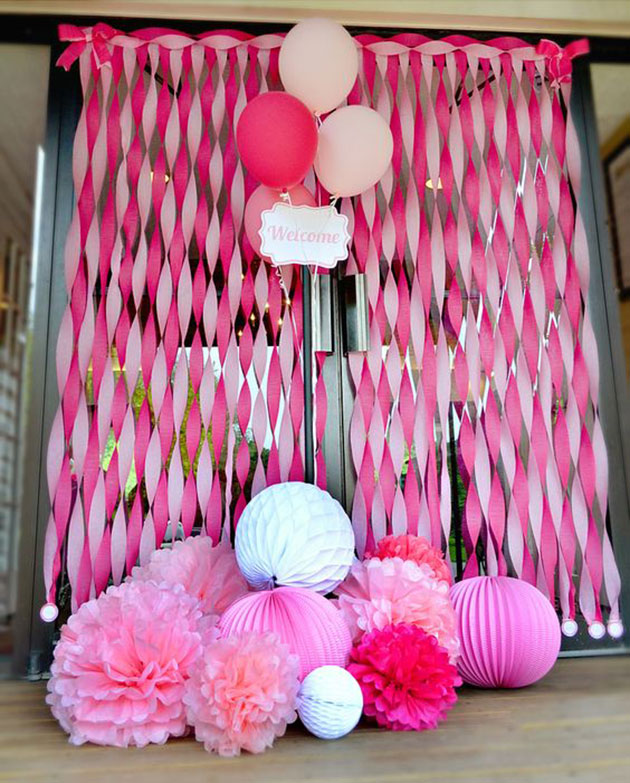 decoracion fiesta baby shower para niñas