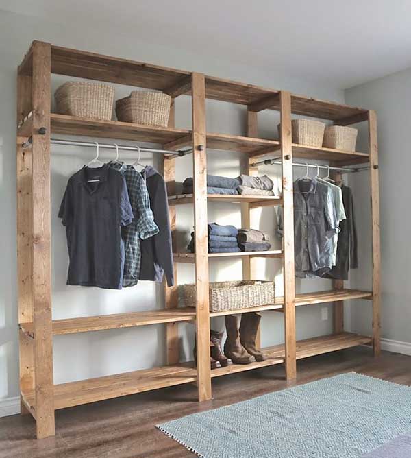 10 ideas para hacer un closet o armario barato - Mil Ideas de Decoración