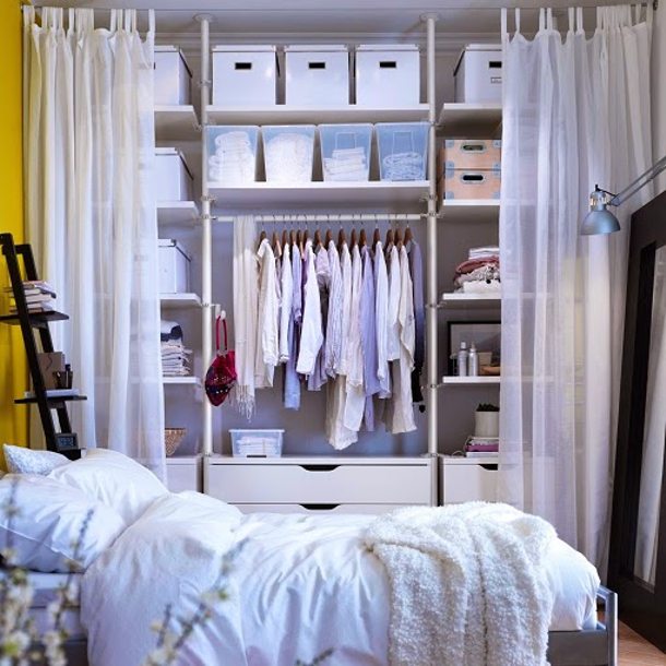 10 ideas para hacer un closet o armario barato - Mil Ideas de