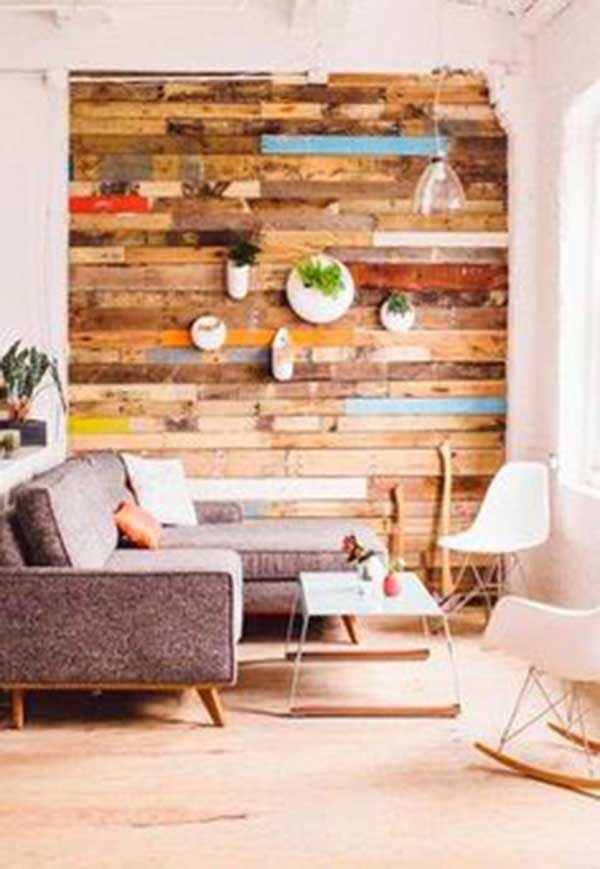 5 formas de decorar paredes con madera - Blog Goian
