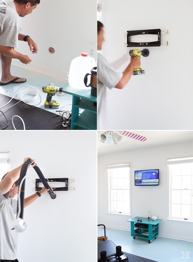 Cómo colgar la tv en la pared sin que se vean los cables