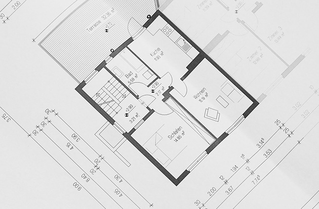 Plano de planta de una reforma